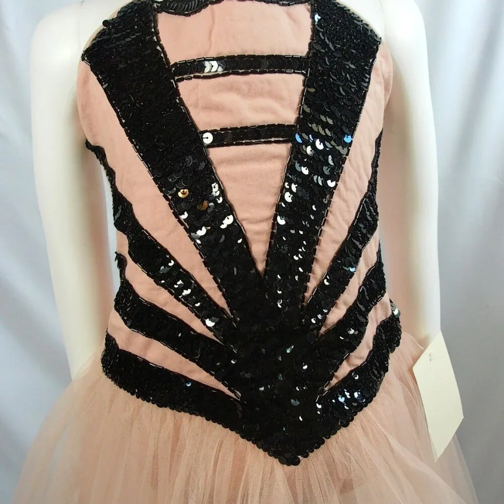 Tutu Du Monde Black and pink tutu with snaps underneath